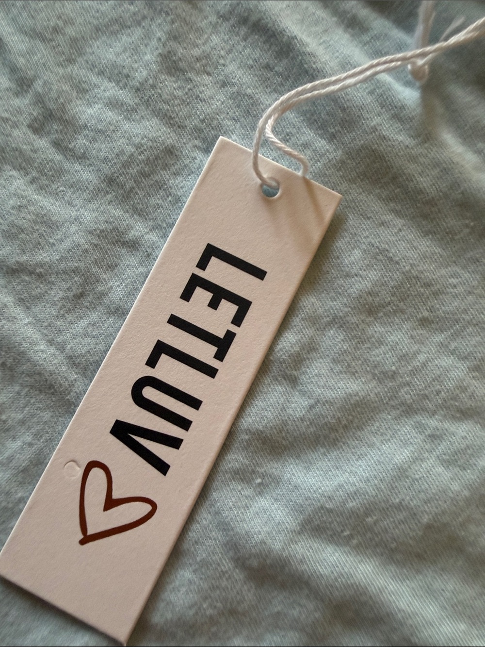 Letluv Heart Ringer Tee Size 3X - Picture 3 of 5